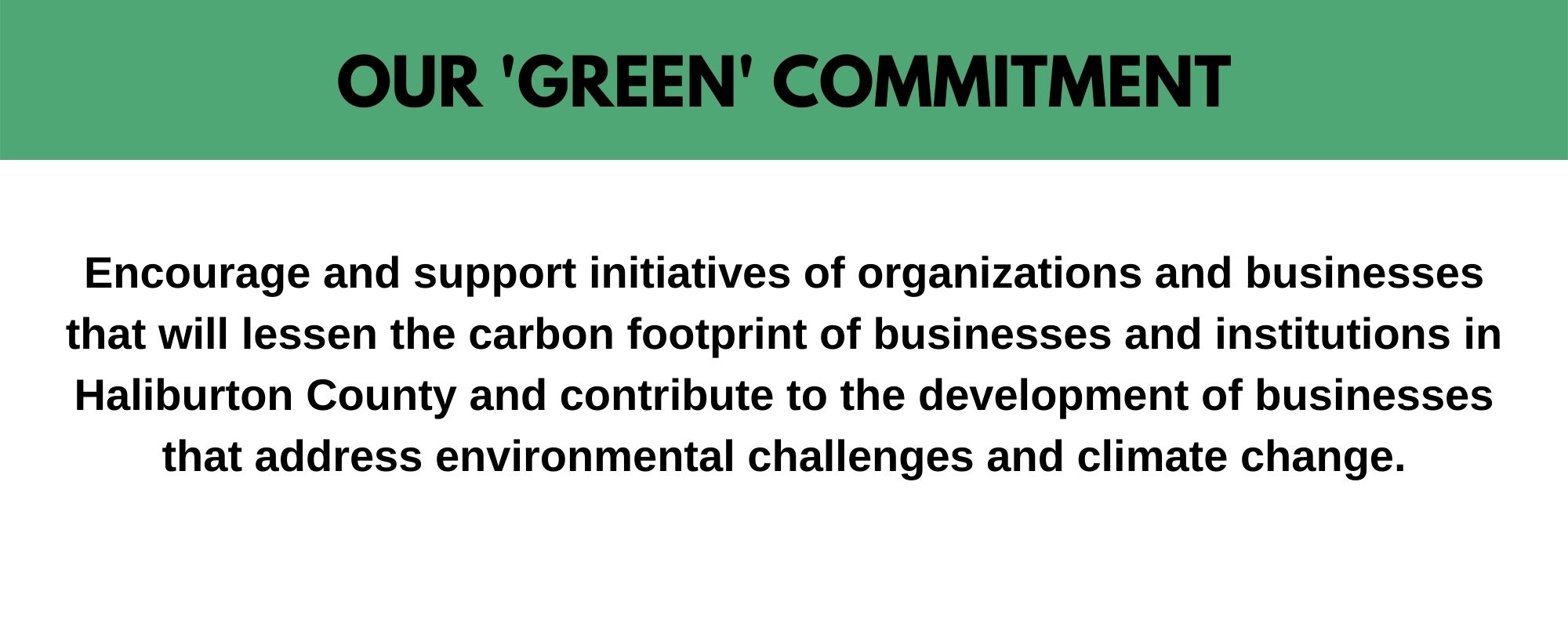 Green Initiatives Page